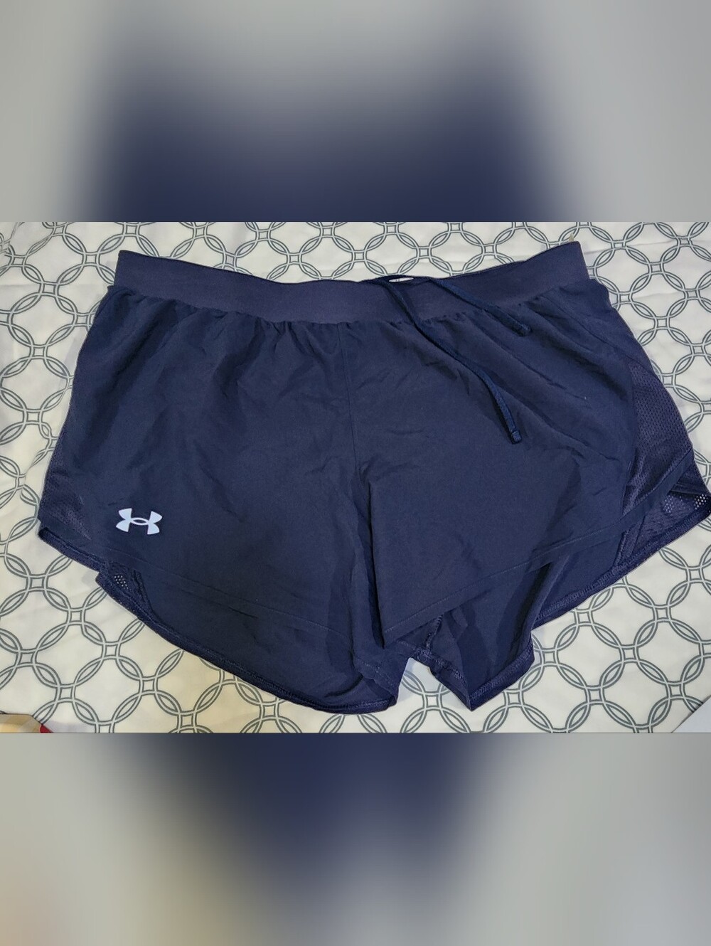 Under Armour Women’s Navy Performance Running Shorts, SZ large